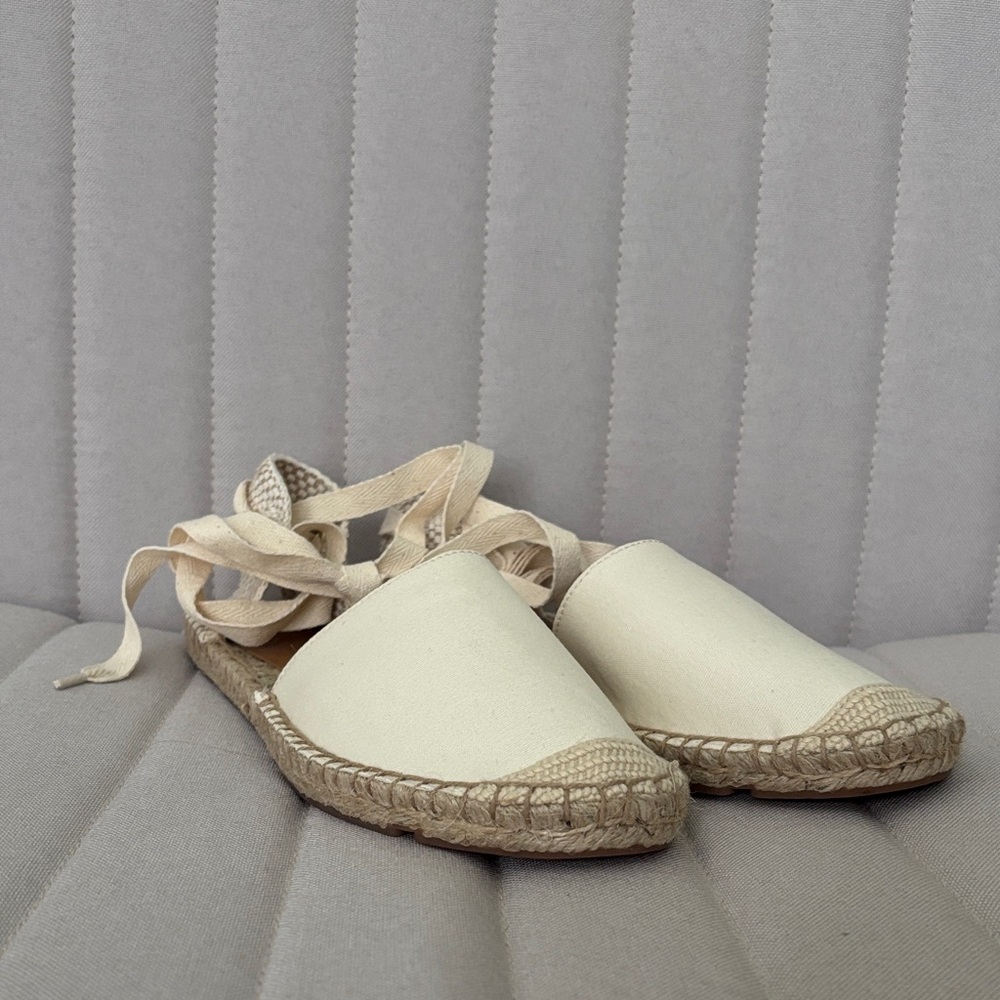 Elegant Cream Espadrilles